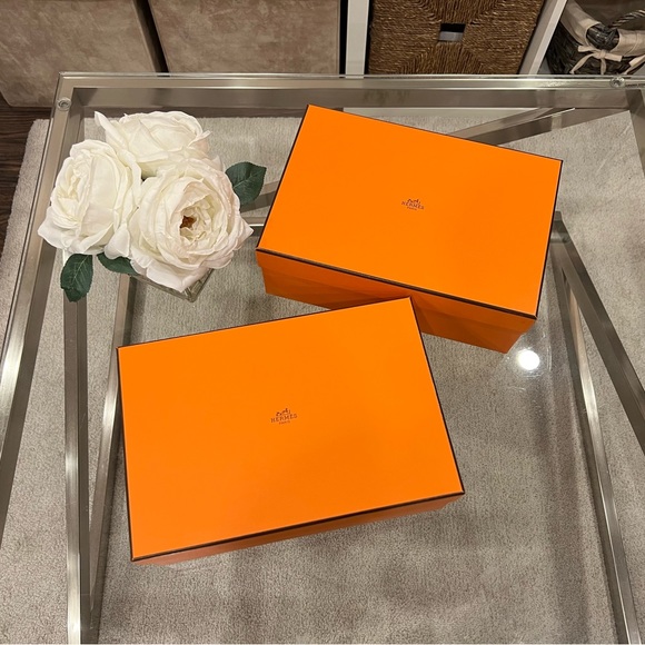 Hermes Empty Shoe Boxes (Set of 2) - Picture 1 of 9